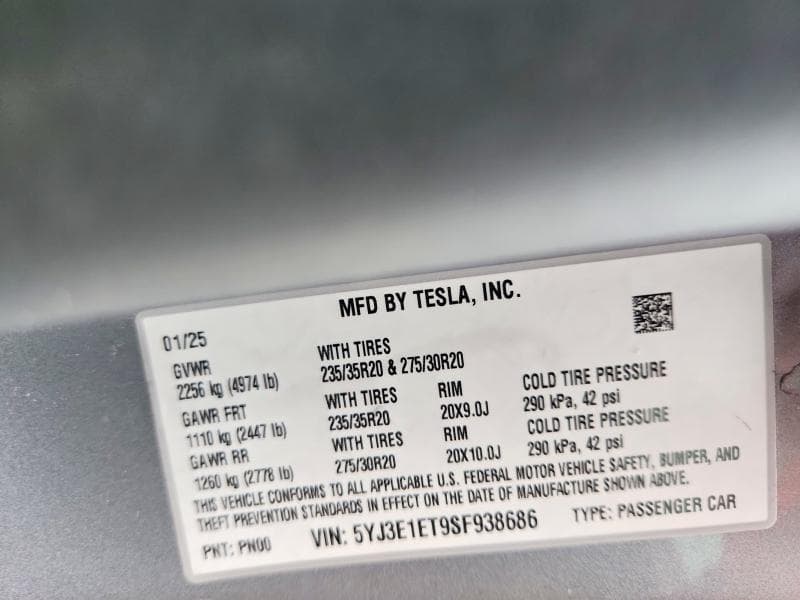2025 TESLA MODEL 3 13