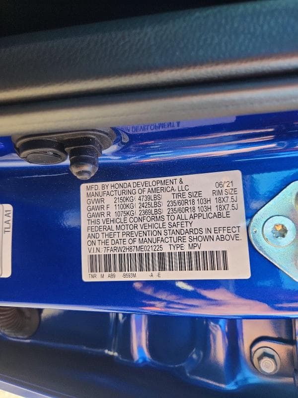 2021 HONDA CR-V EXL 14