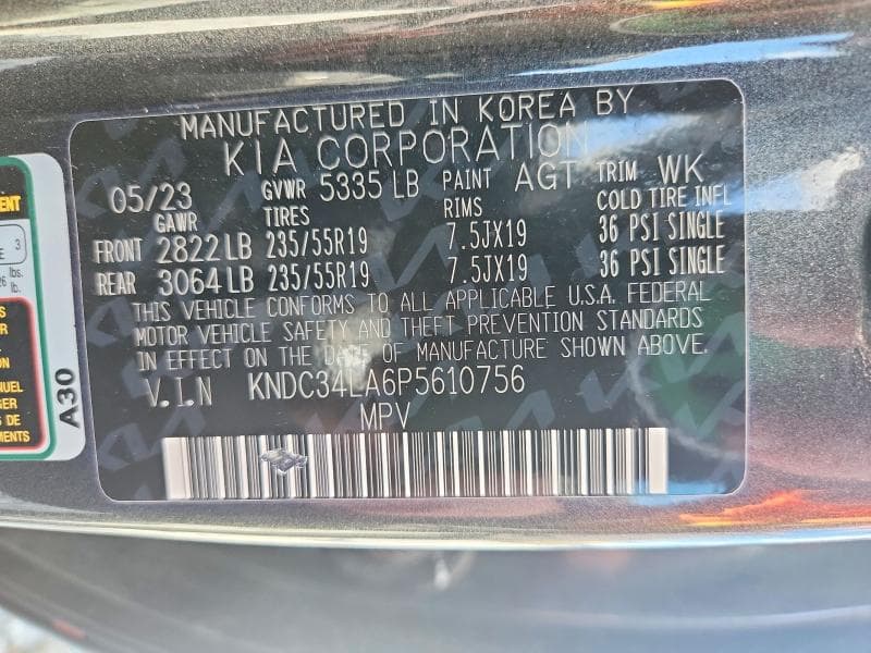 2023 KIA EV6 WIND 12