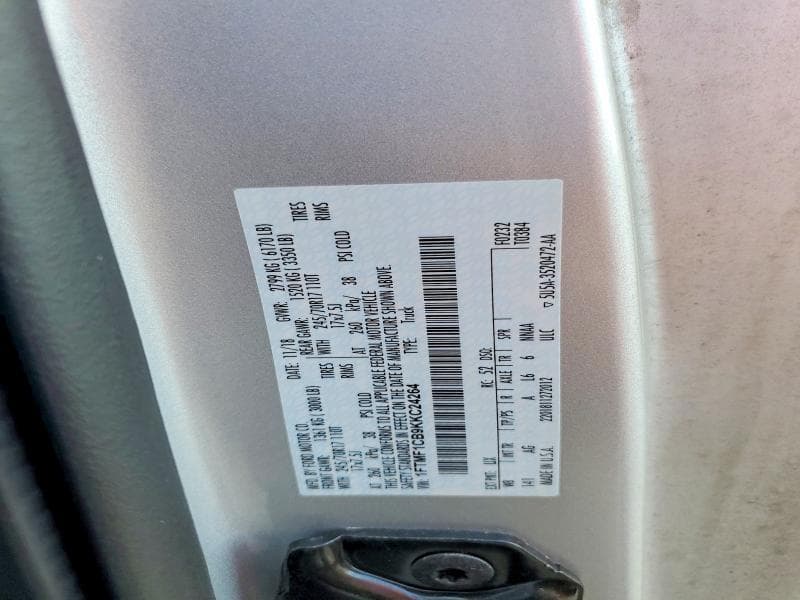 2019 FORD F150 12