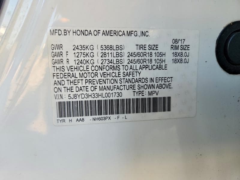 2017 ACURA MDX 14