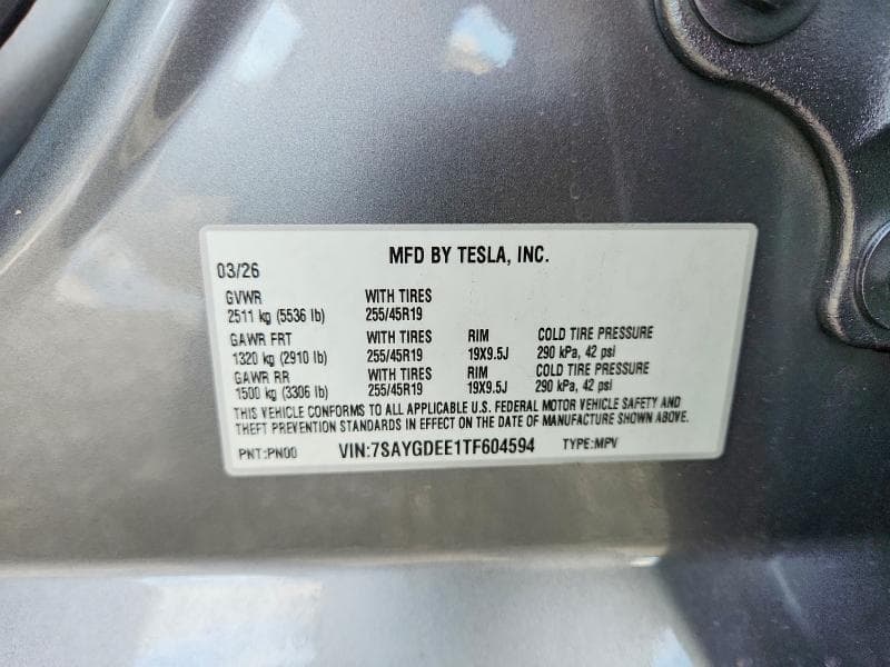 2026 TESLA MODEL Y 13