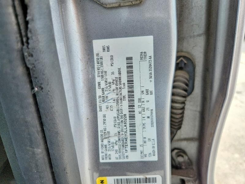 2020 FORD RANGER XL 12