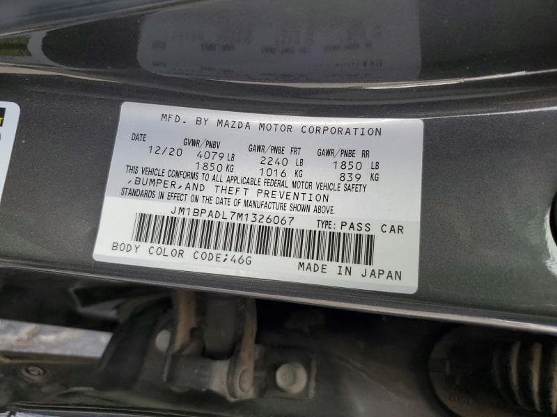 2021 MAZDA 3 PREMIUM 13