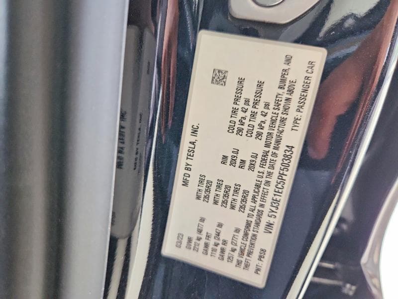 2023 TESLA MODEL 3 12