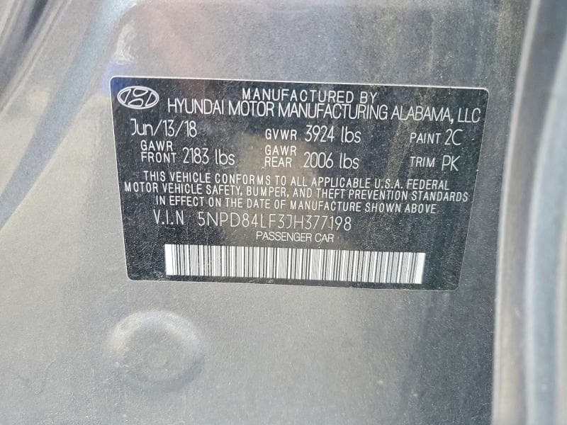 2018 HYUNDAI ELANTRA VALUE EDITION 12