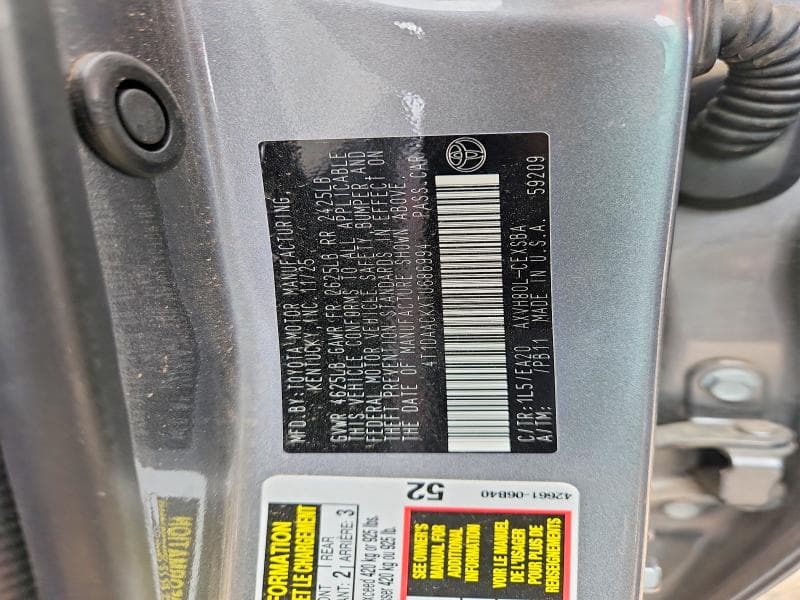 2026 TOYOTA CAMRY SE 12