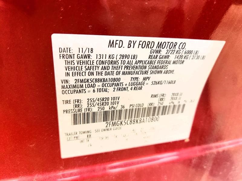 2019 FORD FLEX SEL 14