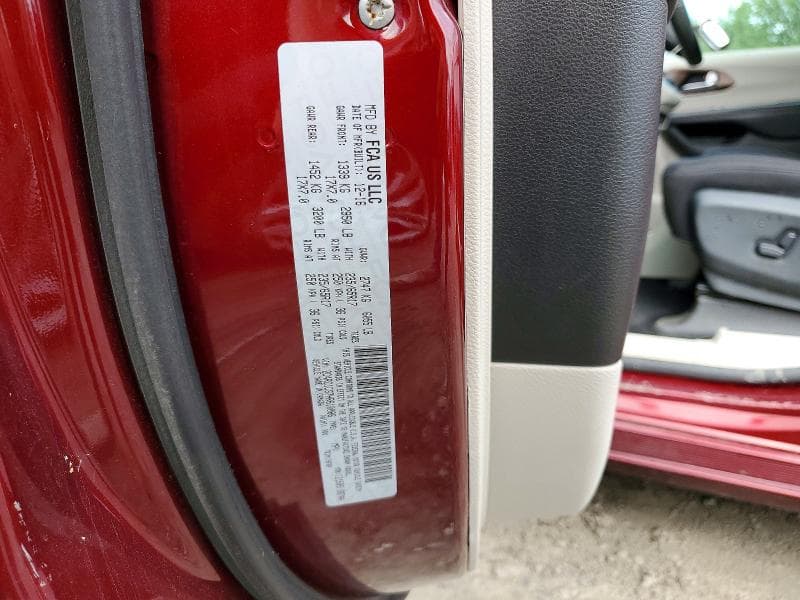 2017 CHRYSLER PACIFICA LX 14