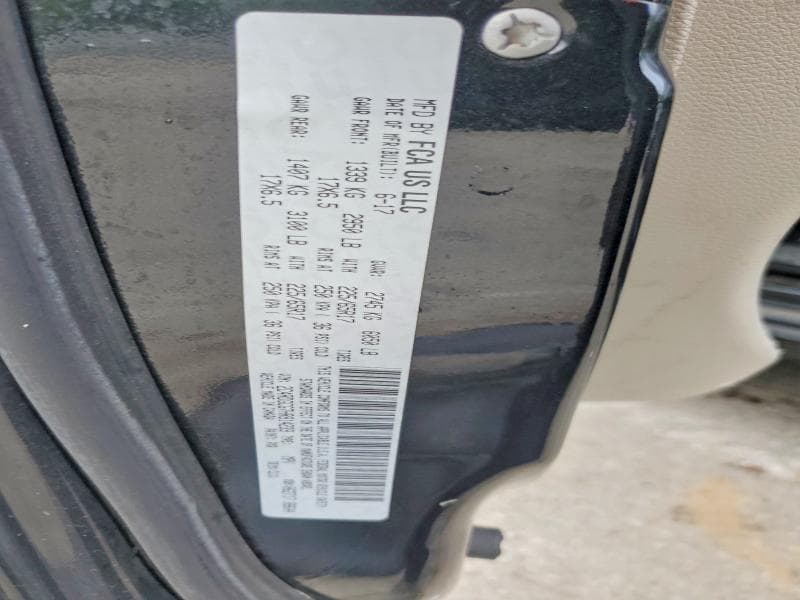 2017 DODGE GRAND CARAVAN SXT 13