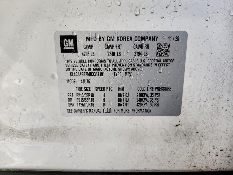 2021 BUICK ENCORE PREFERRED 13