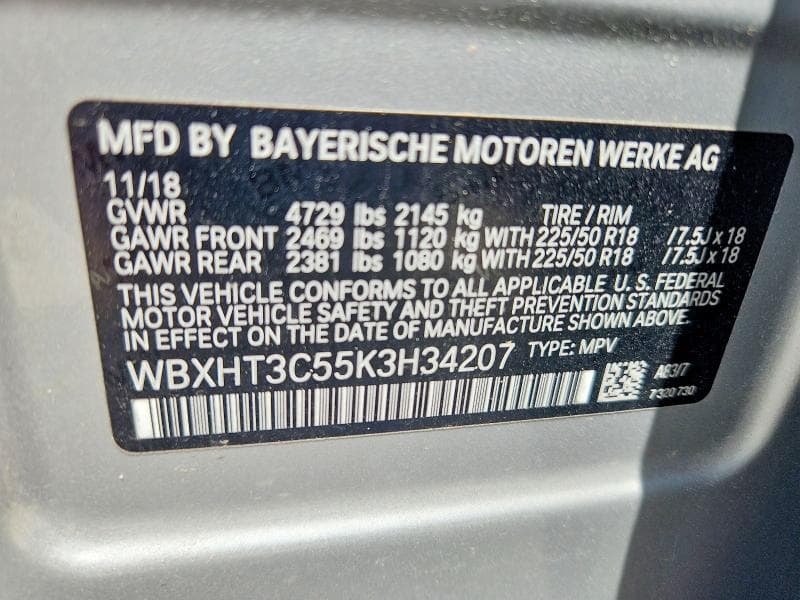 2019 BMW X1 XDRIVE28I 14