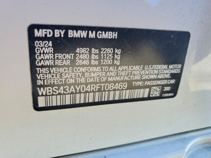 2024 BMW M3 COMPETITION 13