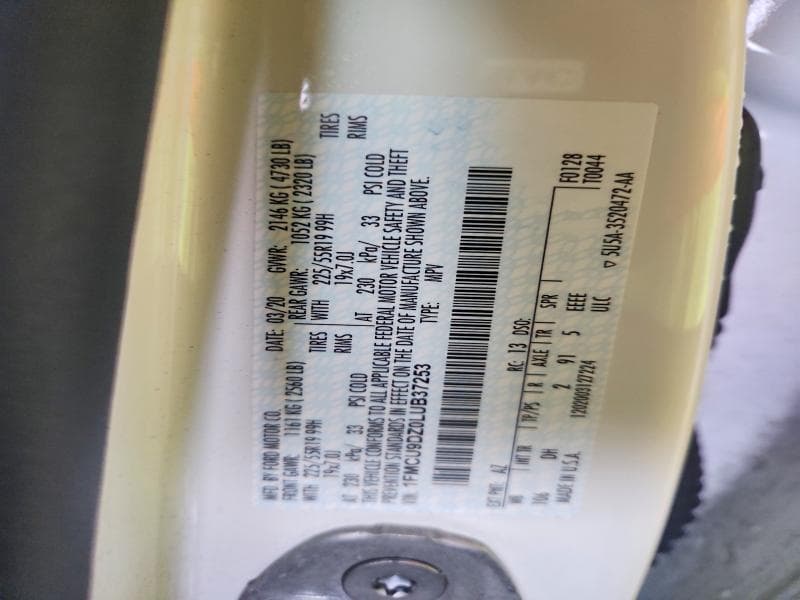 2020 FORD ESCAPE TITANIUM 13