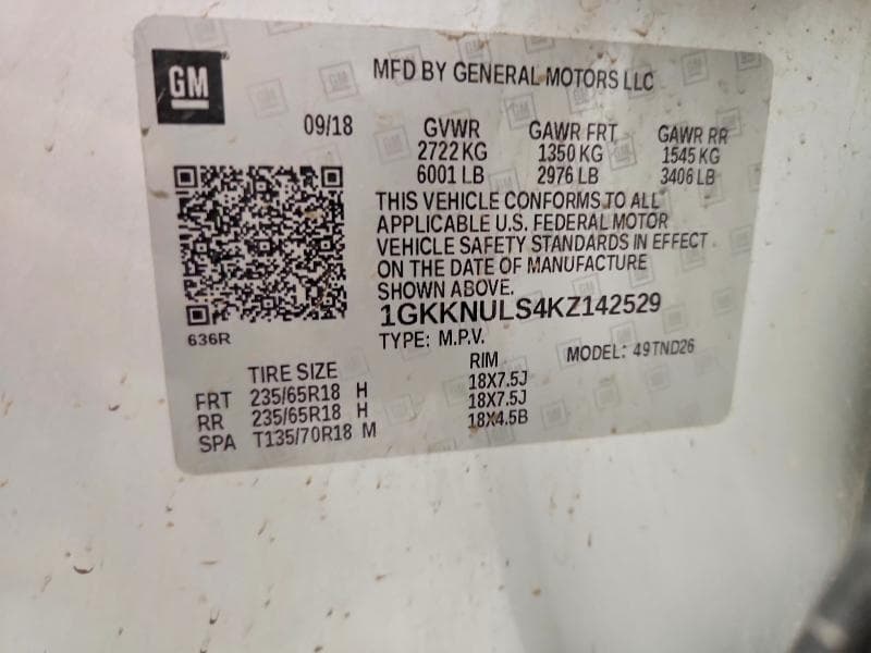 2019 GMC ACADIA SLT-1 13