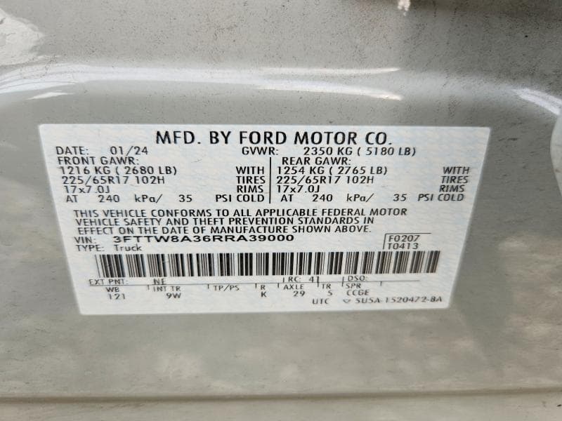 2024 FORD MAVERICK XL 12