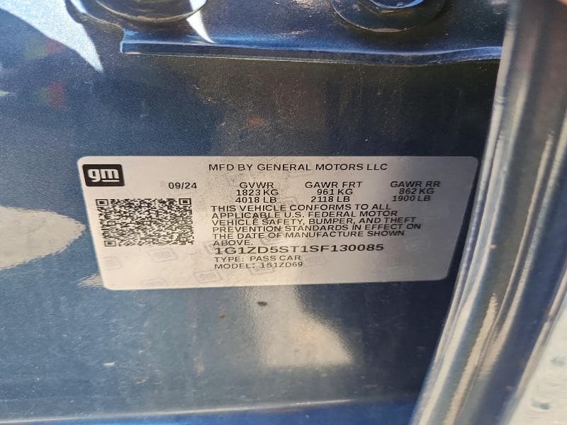 2025 CHEVROLET MALIBU LT 12