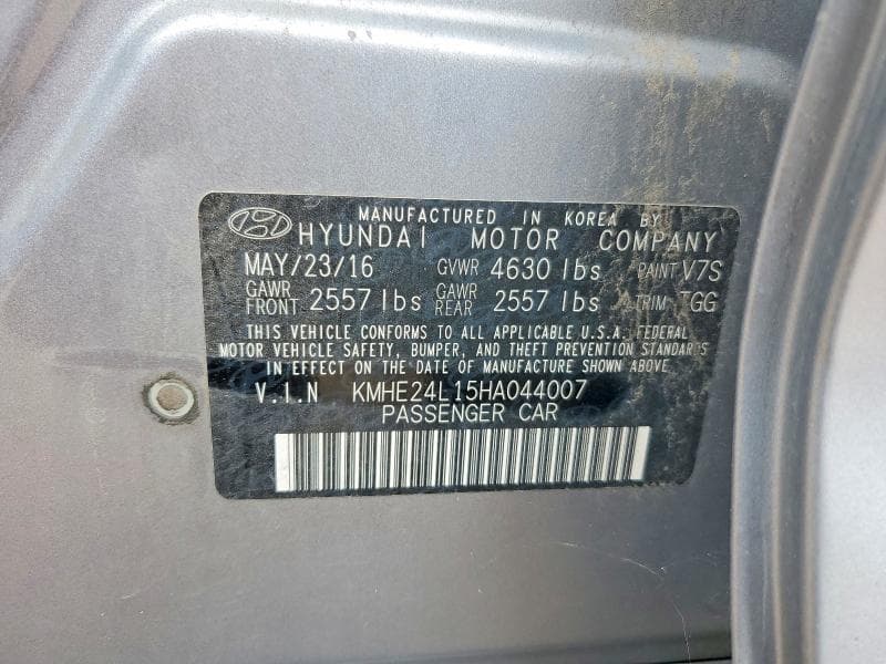 2017 HYUNDAI SONATA HYBRID SE 12