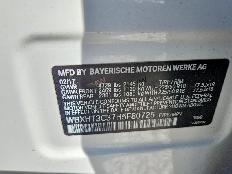 2017 BMW X1 XDRIVE28I 12