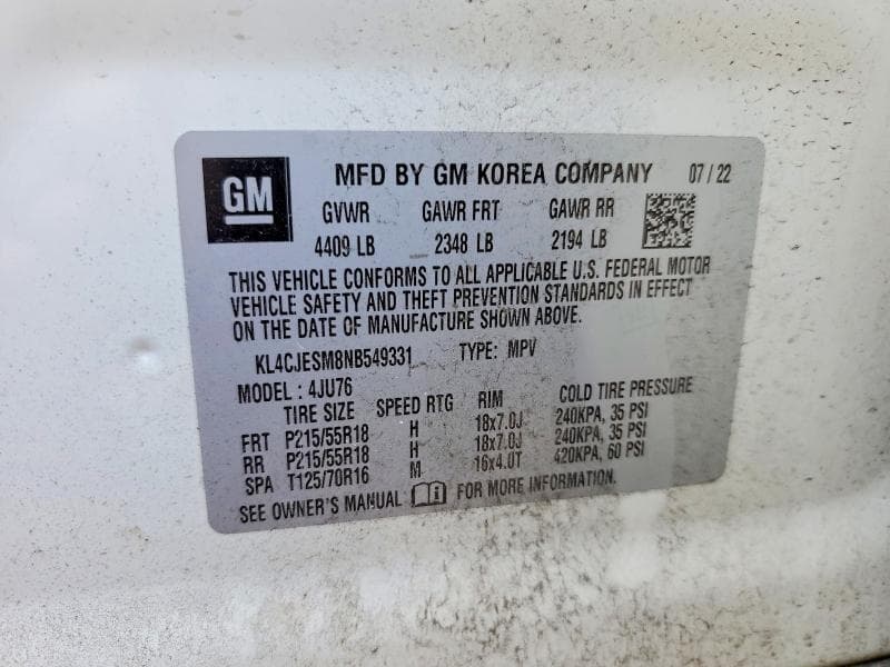 2022 BUICK ENCORE PREFERRED 13