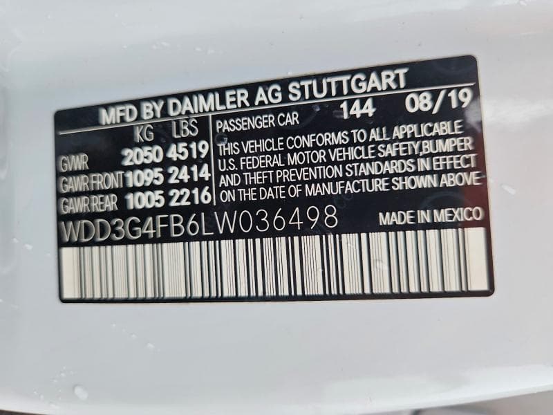 2020 MERCEDES-BENZ A 220 4MATIC 12