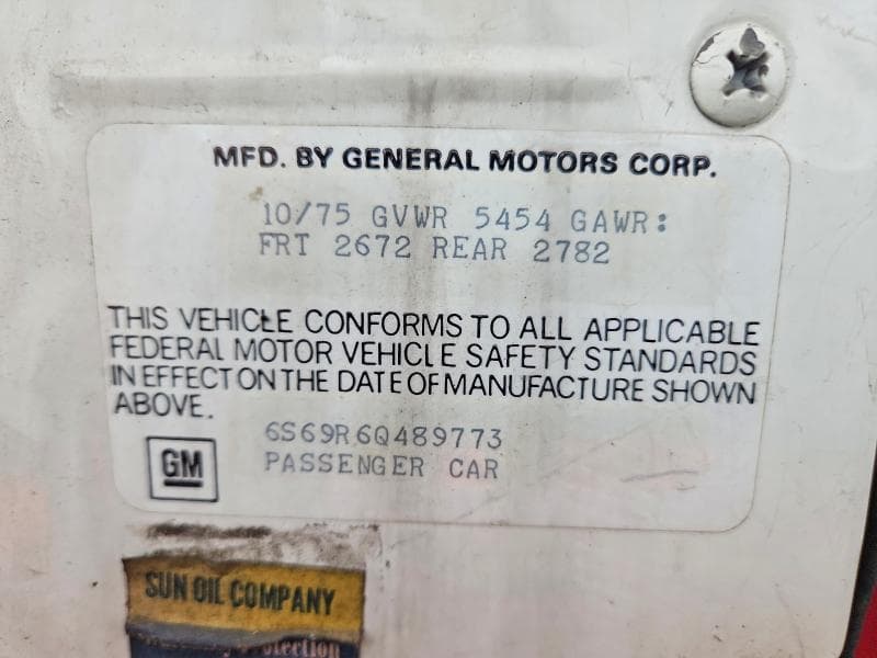1976 CADILLAC SEVILLE 12