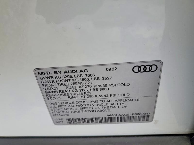 2023 AUDI E-TRON PREMIUM PLUS 13