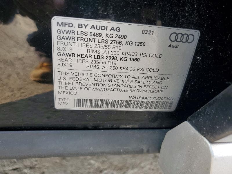 2021 AUDI Q5 PREMIUM PLUS 14