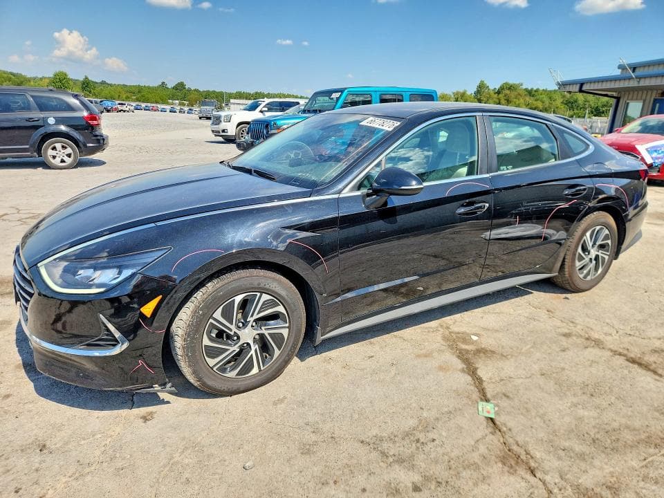 2022 HYUNDAI SONATA HYBRID BLUE - 1