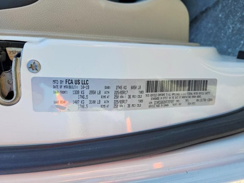2019 DODGE GRAND CARAVAN SE 12