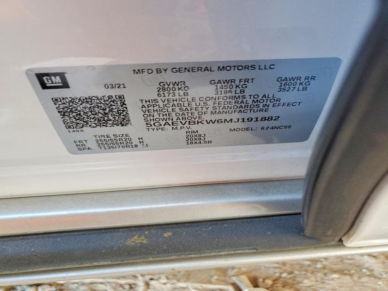 2021 BUICK ENCLAVE PREMIUM 12