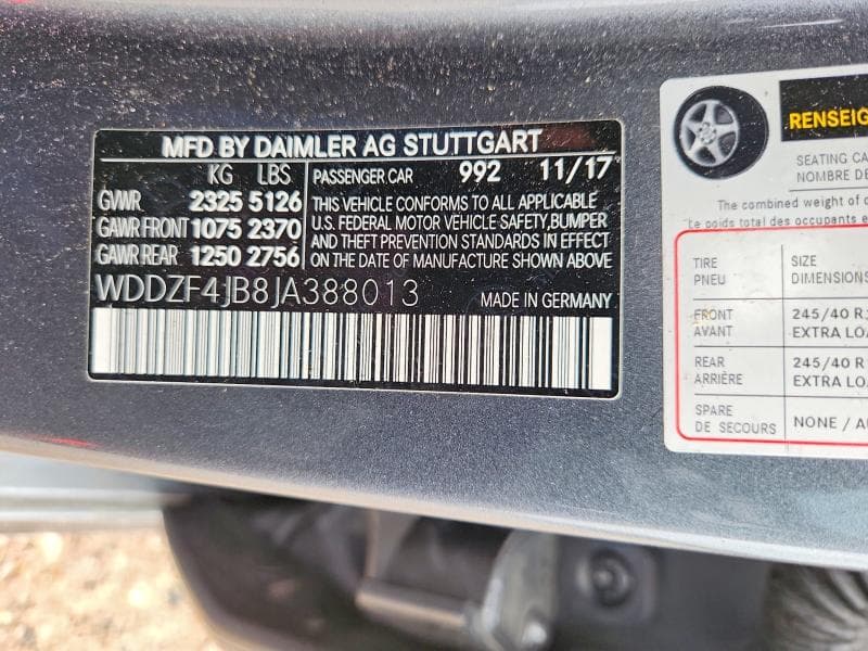 2018 MERCEDES-BENZ E 300 12