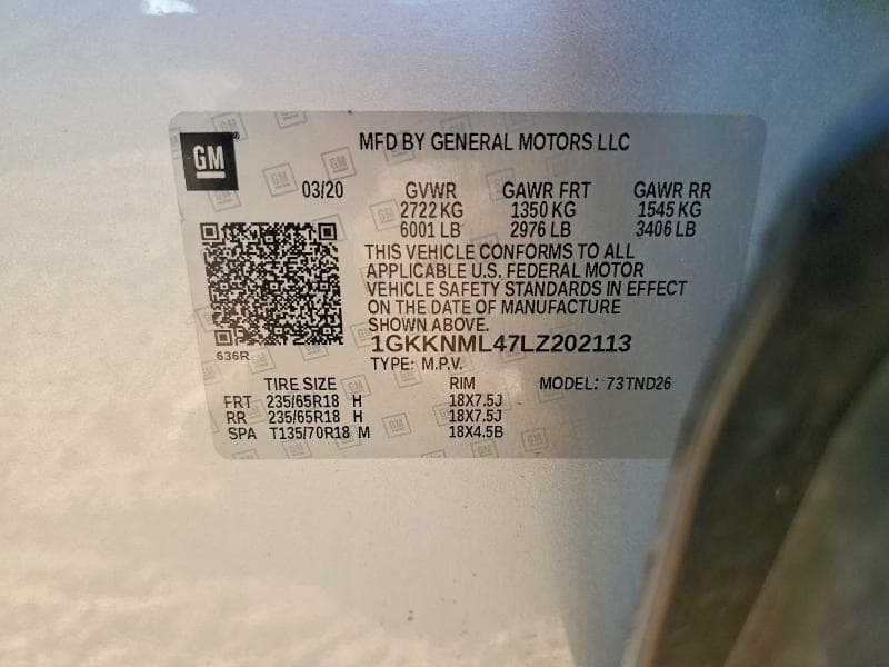 2020 GMC ACADIA SLT 13