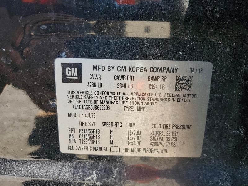 2018 BUICK ENCORE PREFERRED 13