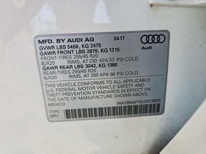 2018 AUDI Q5 PREMIUM PLUS 13