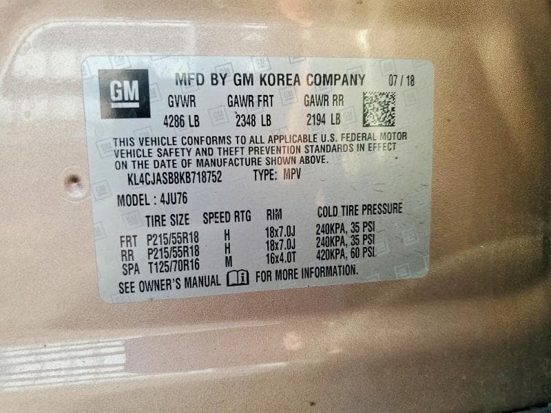 2019 BUICK ENCORE PREFERRED 13