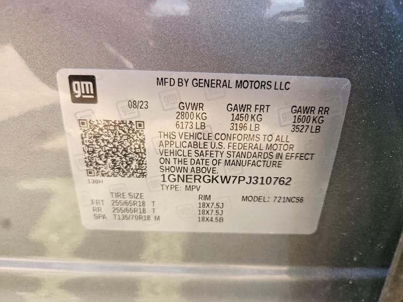 2023 CHEVROLET TRAVERSE LT 14
