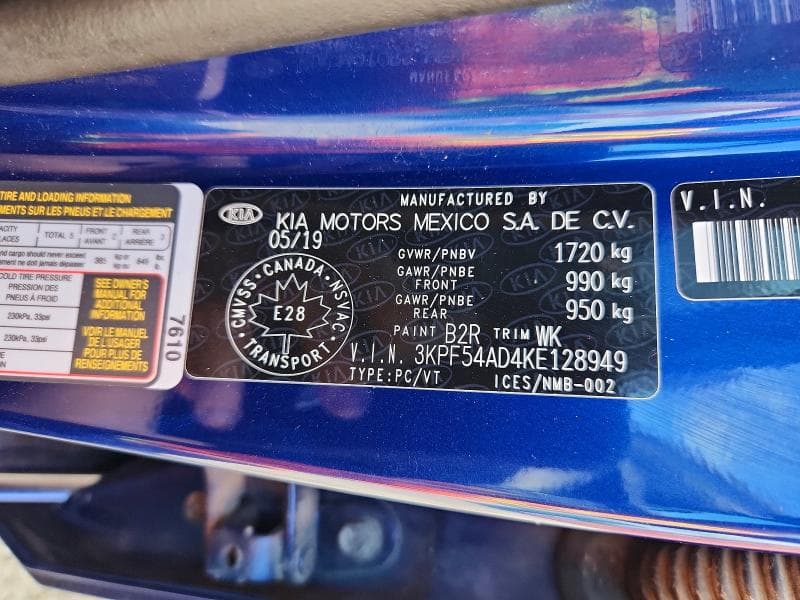 2019 KIA FORTE EX 12