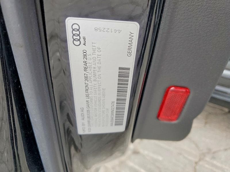 2021 AUDI A6 PREMIUM 12