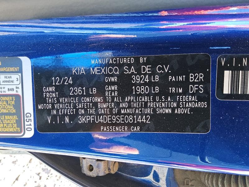 2025 KIA K4 EX 12