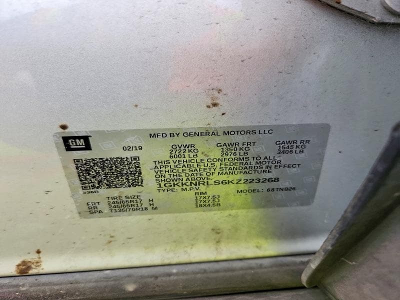 2019 GMC ACADIA SLE 14