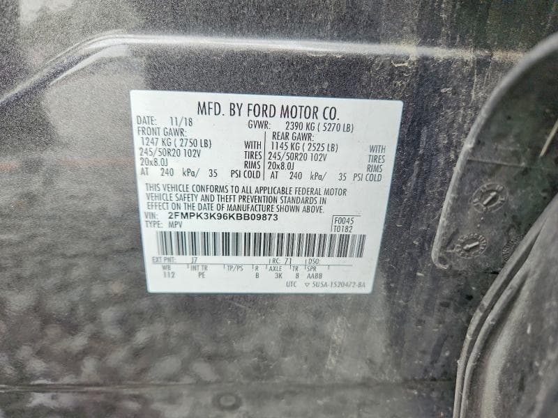 2019 FORD EDGE TITANIUM 14