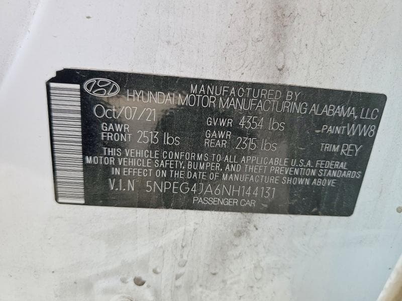 2022 HYUNDAI SONATA SE 12