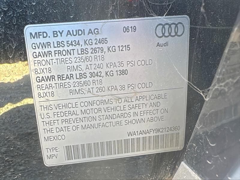 2019 AUDI Q5 PREMIUM 13