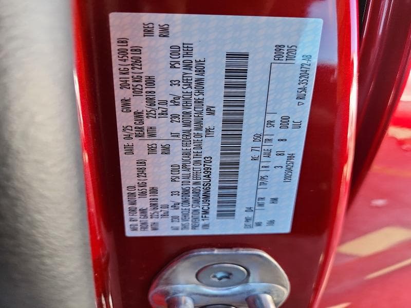 2025 FORD ESCAPE ST LINE 14