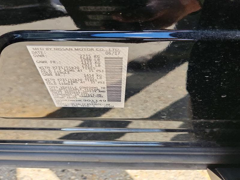 2017 NISSAN PATHFINDER PLATINUM 14