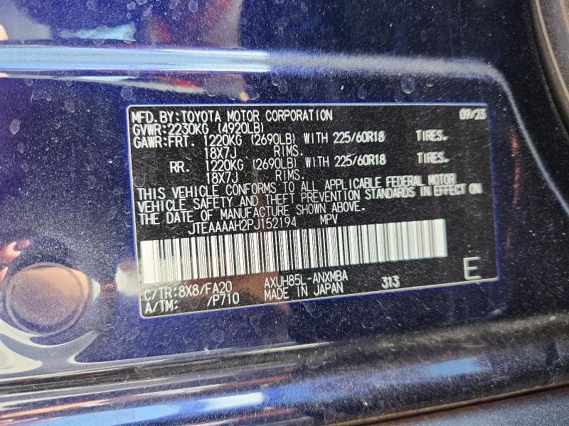 2023 TOYOTA VENZA LE 13