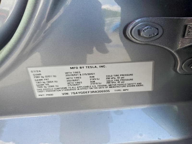 2024 TESLA MODEL Y 13