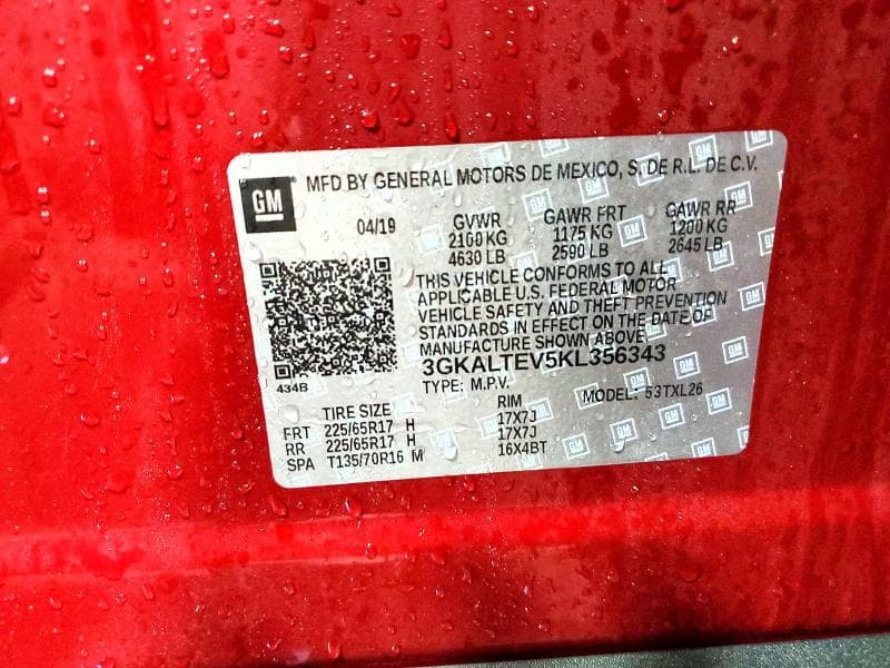 2019 GMC TERRAIN SLE 13