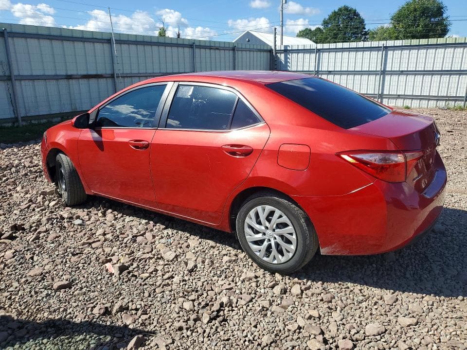2019 TOYOTA COROLLA LE 2